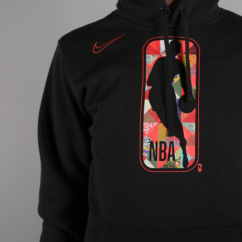 мужская черная толстовка Nike CNY NBA Hoodie CD5741-010 - цена, описание, фото 3